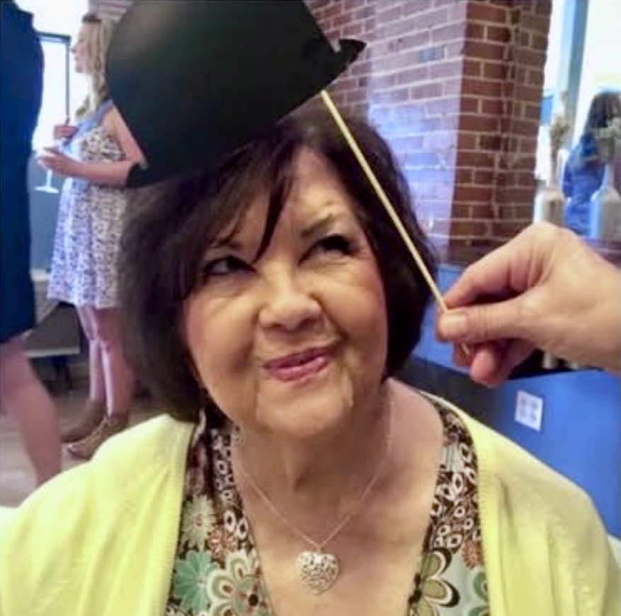 Ivie Swinney smiling at a family celebration